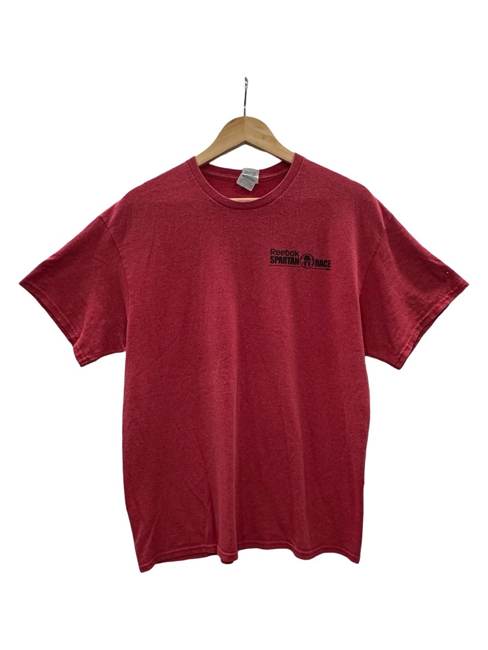 Reebok Spartan Race Support Graphic T-Shirt Red Adult Large Short Sleeve Tee